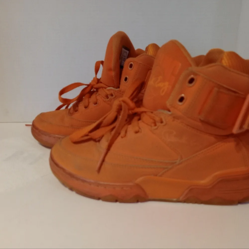 EWING 33‎ Orange High-Top Sneakers KIDS Sz.5